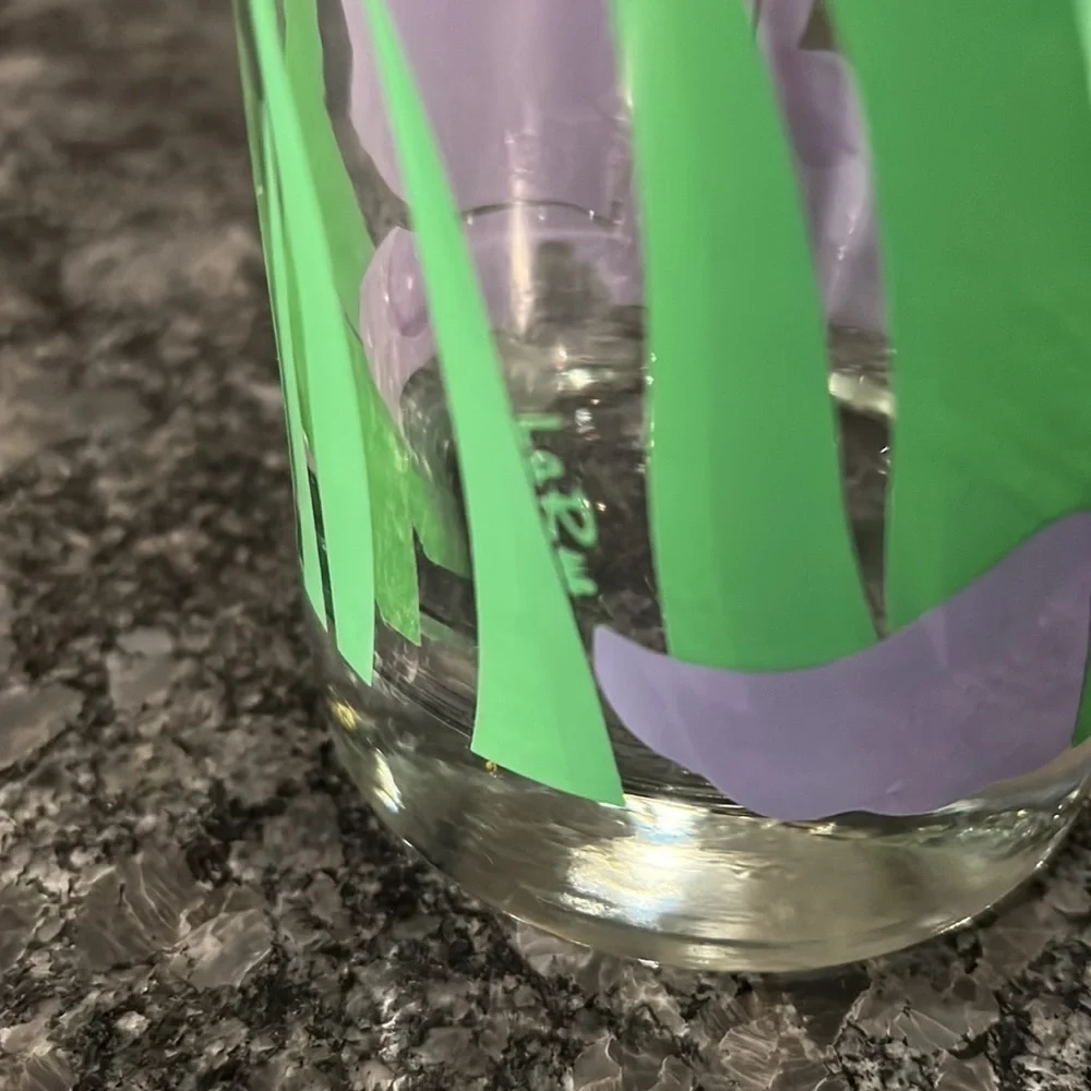 Set of 2 La Rue 12oz Iris Rocks Glasses